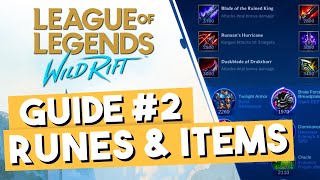 ML PLAYERS GUIDE TO WILD RIFT  Runes and Items [upl. by Aisile]