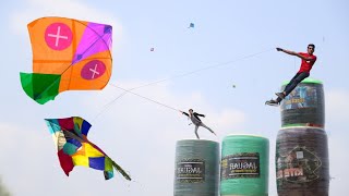 Big Gudda Vs Small Kite Cut Challenge Abubakar 2024 [upl. by Asamot]