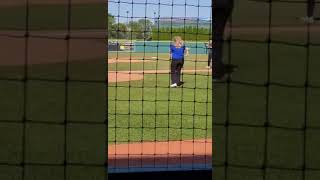 Leg and Fingers Amputee throws out first pitch at Minor League Baseball game [upl. by Enamrahc]