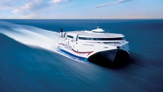 Normandie Express  Brittany Ferries High Speed Ferry [upl. by Cirted50]