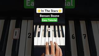 In The Stars Benson Boone Easy Piano Tutorial ⭐🎹 piano pianomusic inthestars bensonboone shorts [upl. by Ahsenahs924]