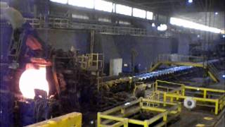 NLMK Steel Mill Rolling Video [upl. by Asfah808]