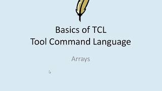 TCL Lecture 5  Arrays and Loops  for loop and foreach loop  Associative Arrays [upl. by Mollee190]