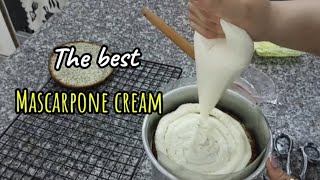 How To Make Mascarpone Cream [upl. by Annekam]