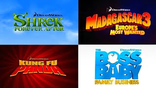 All DreamWorks Animated Trailer Logos 19982022 [upl. by Susy]