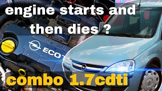 Problem with starting  17 cdti opel combo [upl. by Asinla944]