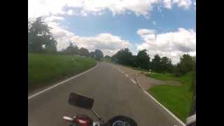 Motorrad fahren mit Helmkamera GoPro HD Hero 2 [upl. by Burne]