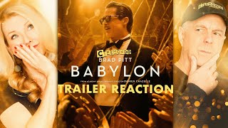 Babylon Official Trailer Reaction Brad Pitt  Margot Robbie  Tobey Maguire [upl. by Anilok]