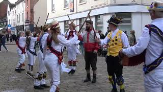 Stafford Morris dancing quotBritish Grenadierquot at Lichfield Festival of Folk  L2F [upl. by Nuri302]