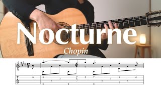 Chopin  Nocturne Op 92  sheet music  tab [upl. by Ettenaej]