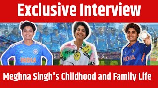 Meghna Singhs Childhood and Family Life An Insightful Interview  Indian Cricketer [upl. by Ellevel]