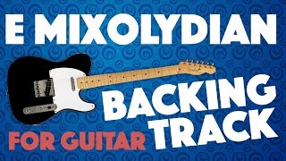 E Mixolydian Backing Track [upl. by Kono]