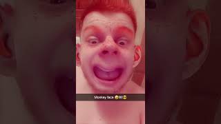 Monkey face 🤣🤣🤣 funny snapchat lol [upl. by Inobe]