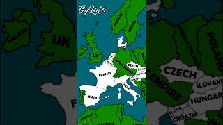 Germany in a Nutshell in a Nutshell 111 shorts map funny [upl. by Anaiuq]