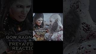 Freya First Reaction God Of War Ragnarok shorts godofwarragnarok [upl. by Avon183]