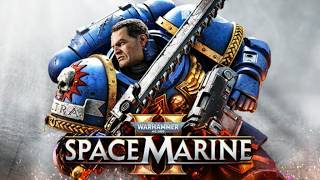 Warhammer 40K SPACE MARINE 2  Boss Fight Carnifex Solo Veteran Difficulty [upl. by Atterahs]