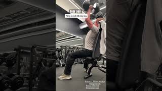 Overhead press fitness training weightloss gym motivation sport strength [upl. by Bullough583]