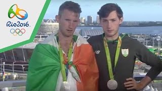 Irish Rowing Silver Medal Interview Rio Olympics 2016 Funny [upl. by Neoma706]