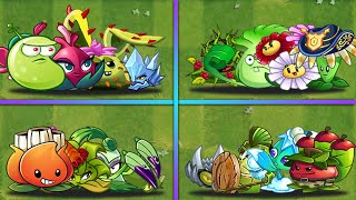 4 Team BOY  GIRL  PUNCH  TRAP Plants Battlez  Who Will Win  PvZ 2 Team Plants [upl. by Itnahs]