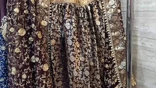 latest gharara kamkhab bridal stitched gharara bookat Khoobsurat Cloth Emporium WhatsApp7838524296 [upl. by Gill496]