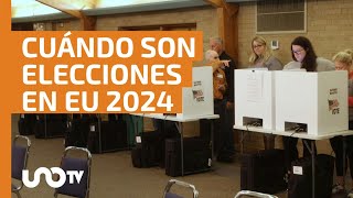 Elecciones en Estados Unidos 2024 cuándo son y qué se elige [upl. by Goldner261]