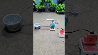 Diy mini motor water pump science project  108 [upl. by Nilauqcaj961]