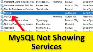 How To Solve MySQL Not Showing In Services  How To Fix Install  Remove Of The Service Denied Error [upl. by Marsland579]