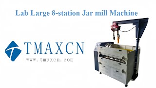 Lab Large 8station Jar mill Machine [upl. by Moyra327]