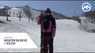 2223 ATOMIC REDSTER S9i REVO  X12 GW【SIEGER 2223 SKI TESTING REPORT plus】カスタムフェアへGO [upl. by Strong]