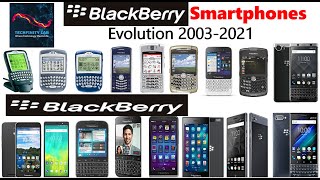 Evolution of All BlackBerry Phones from 2003  2021  Techfinity Lab [upl. by Amehsyt773]