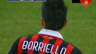 AC Milan 20 AC Siena  Marco Borriello [upl. by Saberio323]