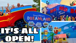 OPENING DAY  WIGGLES BIG RED BOAT COASTER amp PLAY SCHOOL WHEEL  DREAMWORLD [upl. by Benjamen]