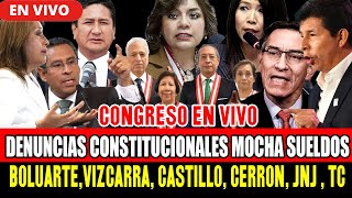 🔴CONGRESO EN VIVO DENUNCIAS CONSTITUCIONES CASTILLO BOLUARTE VIZCARRA TC JNJ HOY 150224 [upl. by Jeniece]