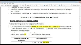 Nomenclatura tradicional 1era parte [upl. by Norod]