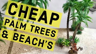 🌴Cheap Palm Trees amp White Sands🏝️ for your Wargaming Table [upl. by Araiet]