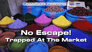 Walking the Markets in Marrakesh  Fulltime Travelling  Overlanding Africa  ep12 [upl. by Holli]