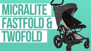 Micralite Fastfold amp Twofold Strollers Review  Lightweight Strollers [upl. by Deach]