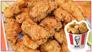 FRANGO FRITO DO KFC  SEQUINHO  MUITO CROCANTE  SUCULENTO  Receitas de Pai [upl. by Ycram]