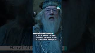 Actor Sir Michael Gambon known for Harry Potter role as Dumbledore dies aged 82 harrypotter [upl. by Namara]