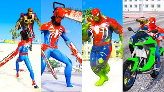 MARVEL SUPERHERO BATTLE 177 😱 SPIDERMAN VS IRONMAN VS HULK VS SUPERMAN spiderman marvel [upl. by Acimehs644]