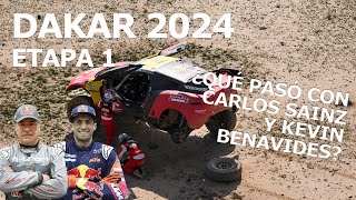 DAKAR 2024 ¡Fin de la Etapa 1 Carlos Sainz y Kevin Benavides declaran Disponible en español [upl. by Hersch]