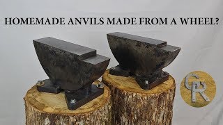 Homemade Anvil Made From a Wheel [upl. by Aimahc]