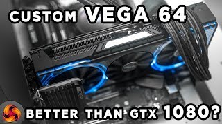 Sapphire RX Vega 64 Nitro Limited Edition Review  better than GTX1080 [upl. by Tatman]