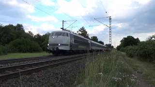 LED Scheinwerfer RailAdventure 103 2226 mit drei Personenwagen in Hanau West [upl. by Ahserb]