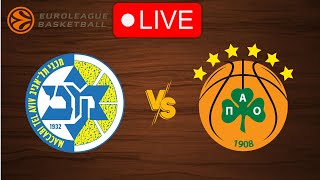 🔴 Live Maccabi Tel Aviv vs Panathinaikos  EuroLeague 20232024  Live Play by Play Scoreboard [upl. by Waynant]