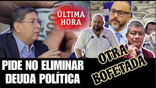 BOFETADA AL PUEBLO ARAUJO RECHAZA QUITAR LA DEUDA POLITICA Y PIDE QUE SIGAMOS PAGANDO LA CAMPAÑA [upl. by Enitsenrae885]