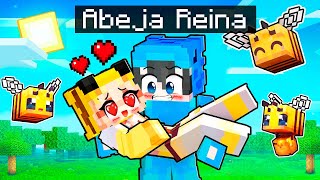 Enamoré a la ABEJA REINA en Minecraft [upl. by Amsirac]