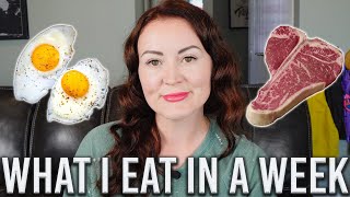 What I Eat in a Week Carnivore Diet [upl. by Kelleher]