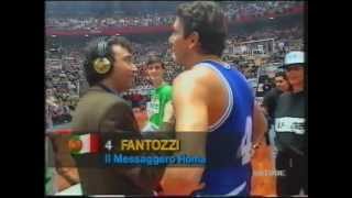 Fantozzi VS Oscar Schmidt  All Star Game ITA Roma 91 quotgara dei 3 puntiquot [upl. by Leeann]