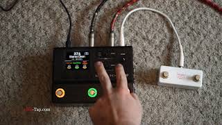 Line 6 HX Stomp with External Footswitch  How to Set Up an External Footswitch with the HX Stomp [upl. by Lindahl]